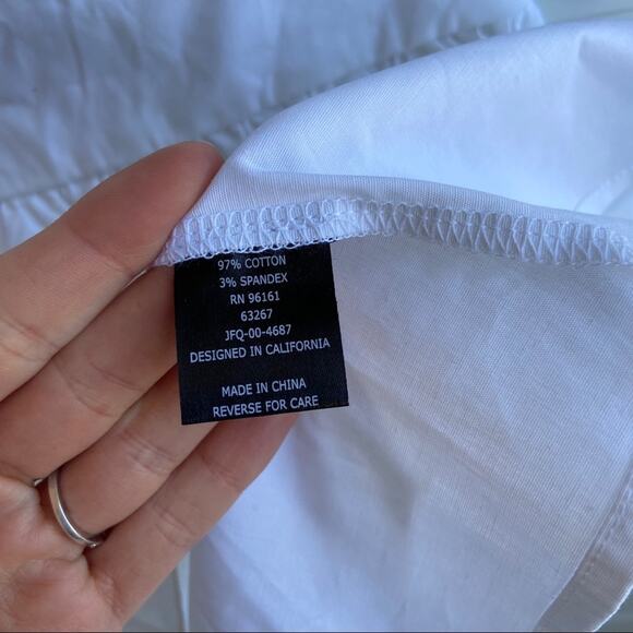 Bebop S White Strapless Pleated Button Sweetheart Neck Short Mini Dress - Picture 6 of 6